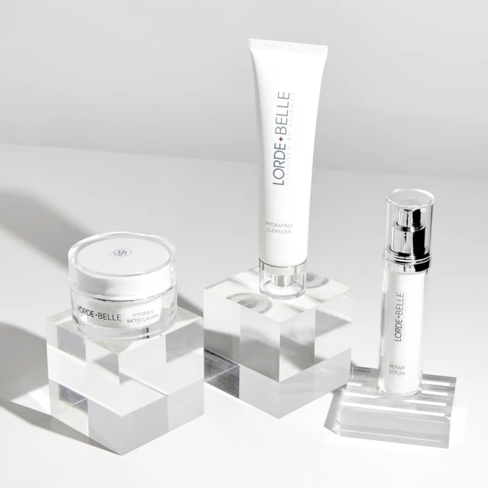 Lorde + Belle NEW In Box $199 3 Piece Anti Aging Skin Care Regimen